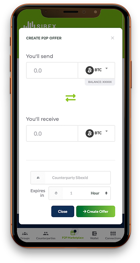 SIBEX - p2p offer
